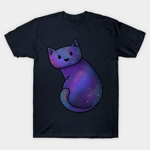 Cosmic Cat T-Shirt by Doodlecats 